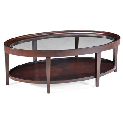 Carson Glass Top Single Coffee Table