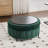 Upholstered  Swivel Barrel Armchair With Ottoman-48643584