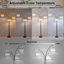 Lampe sur pied arquée à intensité variable 3 lumières avec application et télécommande Smart 80 po-275965013-273686879