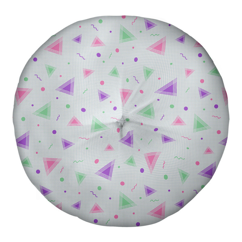 Katelyn Elizabeth Geometric Reversible Throw Pillow, 26" x 26", Purple/Pink
