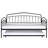 Twin Daybed With Twin Trundle, Sturdy Metal Frame And Noise-Free Slats-1475314763
