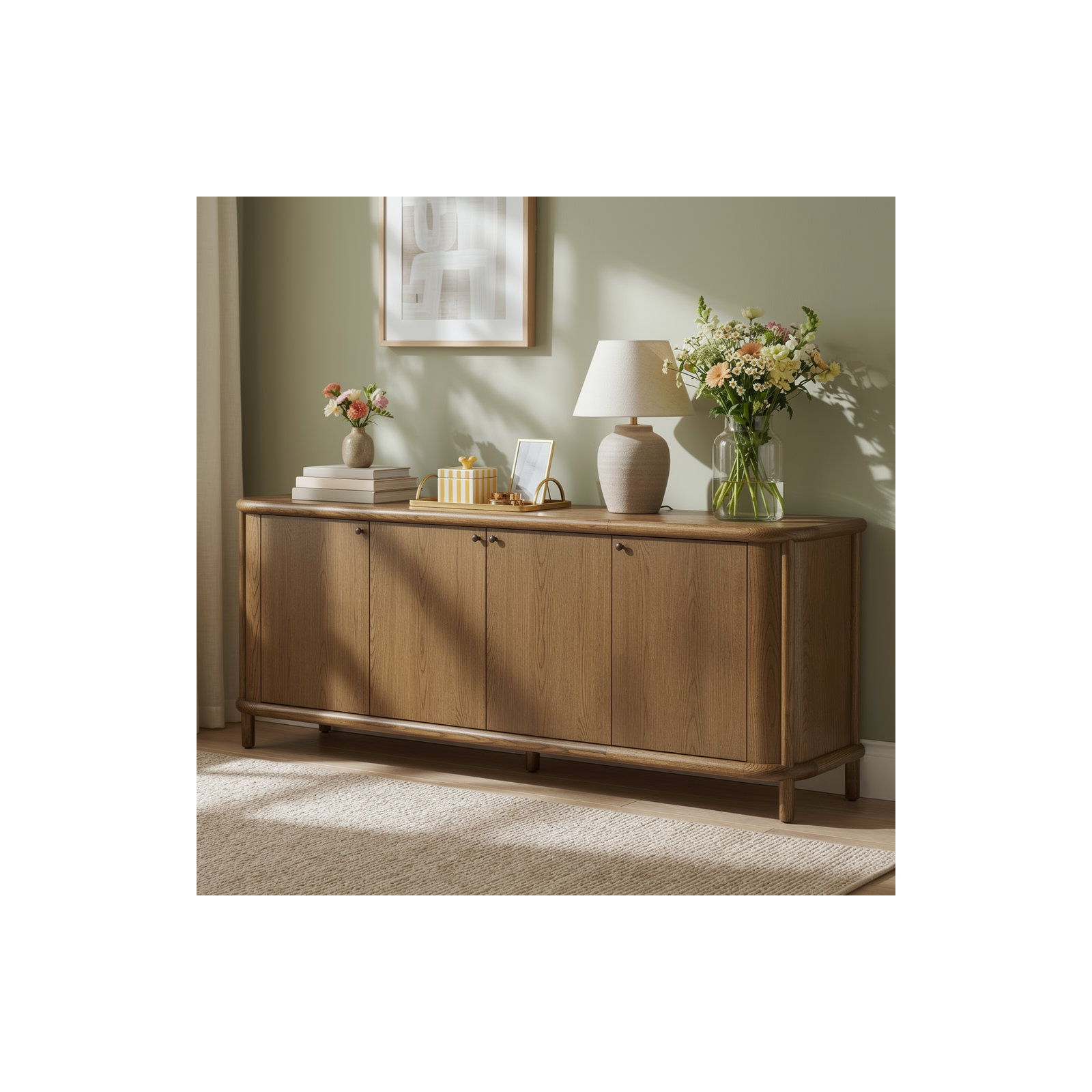 Elvie 85.75" Wide Sideboard