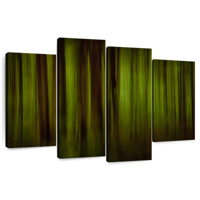 Abstrait vert foncé Avery