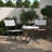 Three Piece Folding Set in PE Rattan with Metal Frames for Indoor and Outdoor Use-87817237