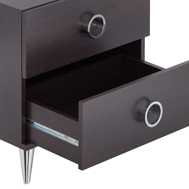 ACME Elms Accent Table, Espresso, Espresso