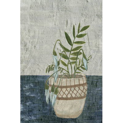 Corner Plant I by Melissa Wang - Wrapped Canvas Print