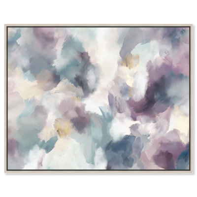 Art Remedy, aquarelle abstraite, reflets dorés