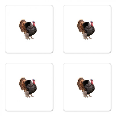 Square 4 Piece Coaster Set
