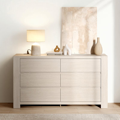 Commode 6 tiroirs 55 po Pura