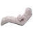 Trule Reclining Ergonomic Faux Leather Floor Game Chair in Beige