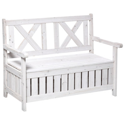 Banc de patio Outsunny