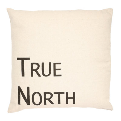 O Canada Lyrics Cotton Blend Throw Pillow