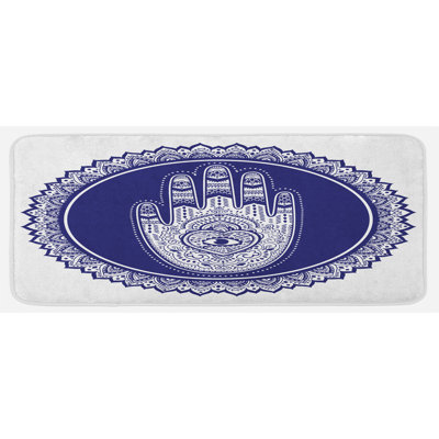 Eclectic Synthetic Kitchen Mat