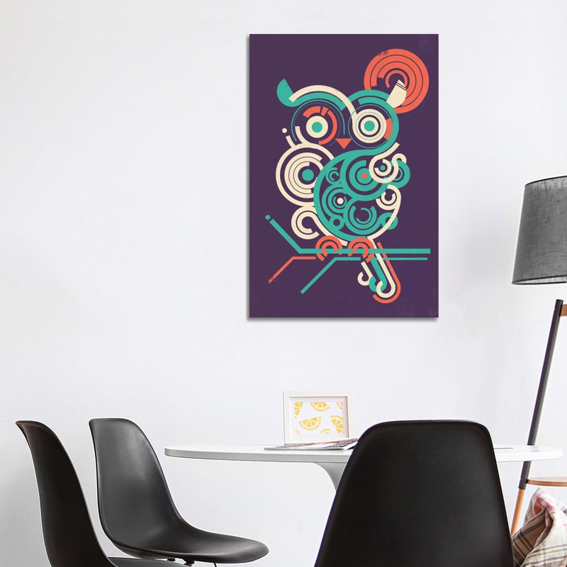Owl 2.0 by Jay Fleck - Wrapped Canvas Print, 101.6 cm H x 66.04 cm W x 1.91 cm D