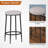 Kyrie Modern Kitchen Counter Height Dining Table Set with 3 Bar Stools-1105921207-1105921201