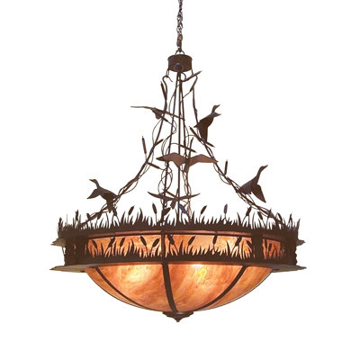 Ducks In Flight 4 - Light Chandelier