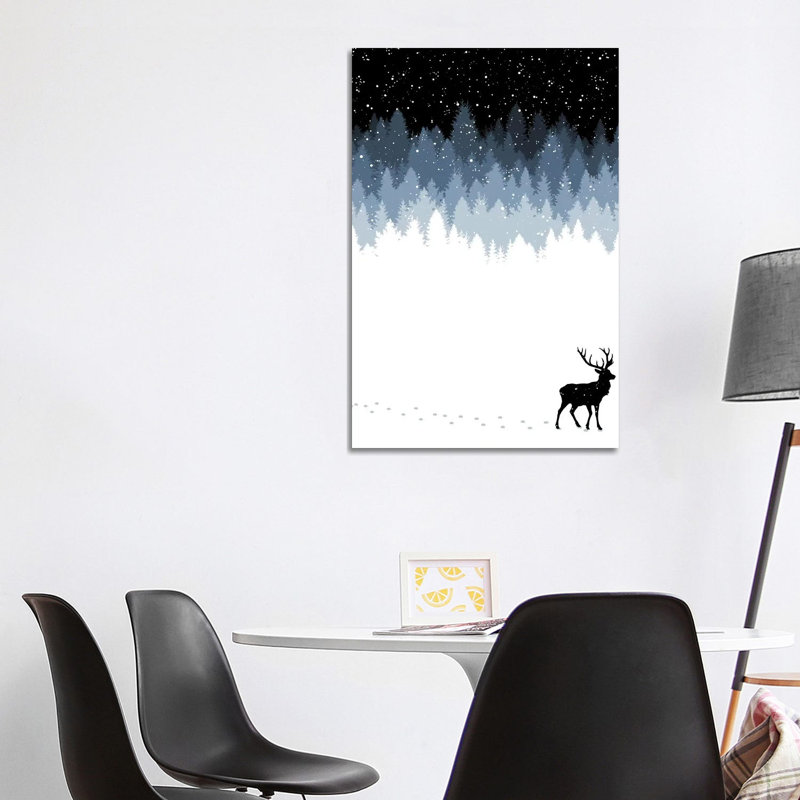 Winter Night by Tobias Fonseca - Wrapped Canvas Gallery-Wrapped Canvas Giclée, 101.6 cm H x 66.04 cm W