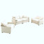Ensemble de canapé luxueux et sophistiqué avec coussins et coussins moelleux pour le salon-108176102
