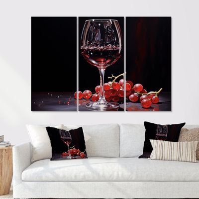 Ensemble de salon Garnet Glimmer - Wine