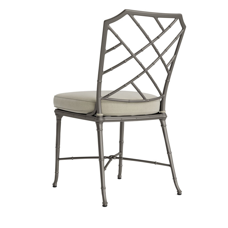 Calcutta Outdoor Dining Side Chair, Mica, Fusion Moccasian, Brown