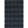 Glam Navy Blue Gold Area Rug