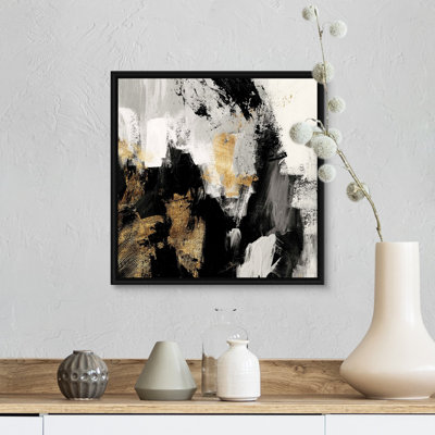 Neutral Gold Collage I par Victoria Borges - reproduction d'art sur toile