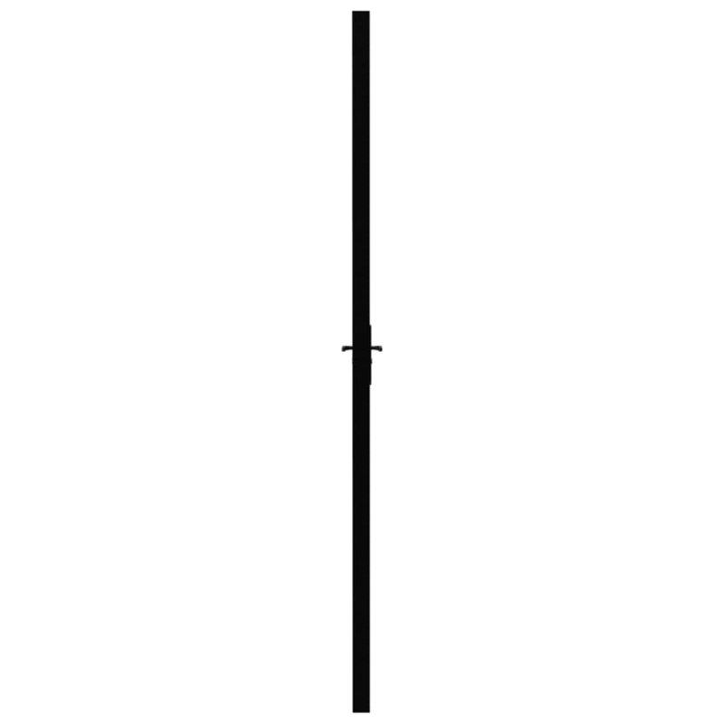 Porte en métal et en verre, 32,7 po x 79,3 po