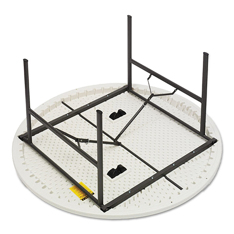 Platinum 150cm Round Blow-Moulded Folding Table with Steel Frame