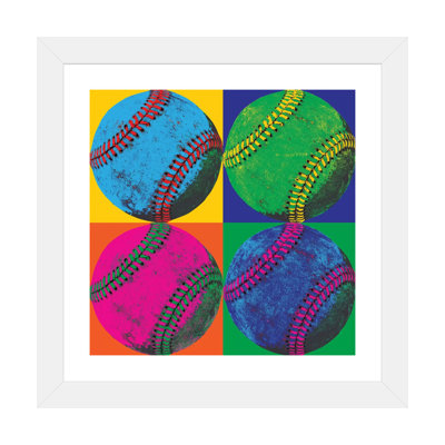 «Ball Four-Baseball» par Wild Apple Portfolio - impression d'art graphique