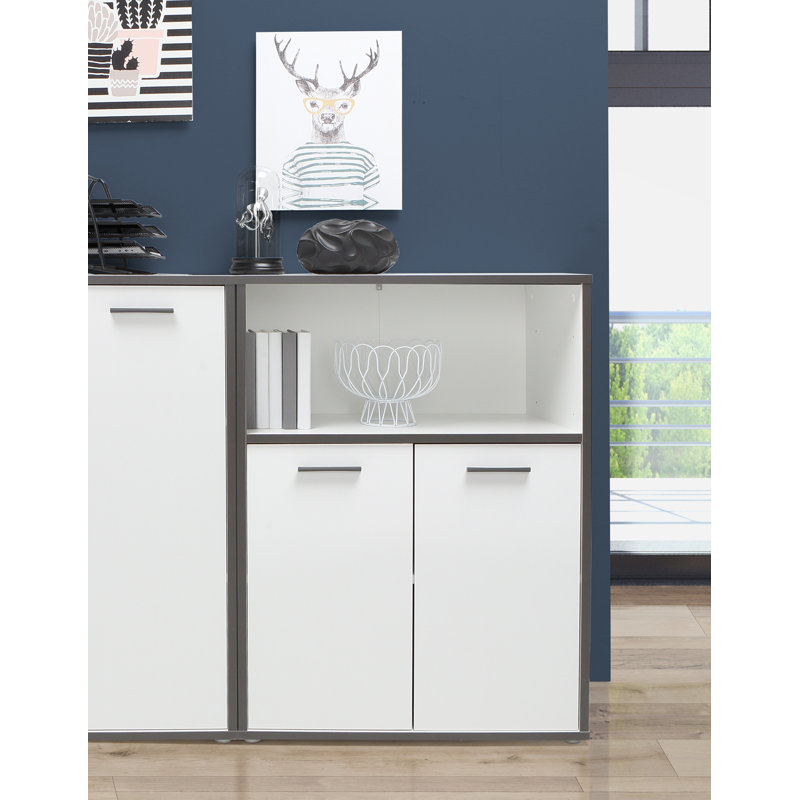 Bibeau 115.1 cm H x 84.5 cm W Standard Bookcase