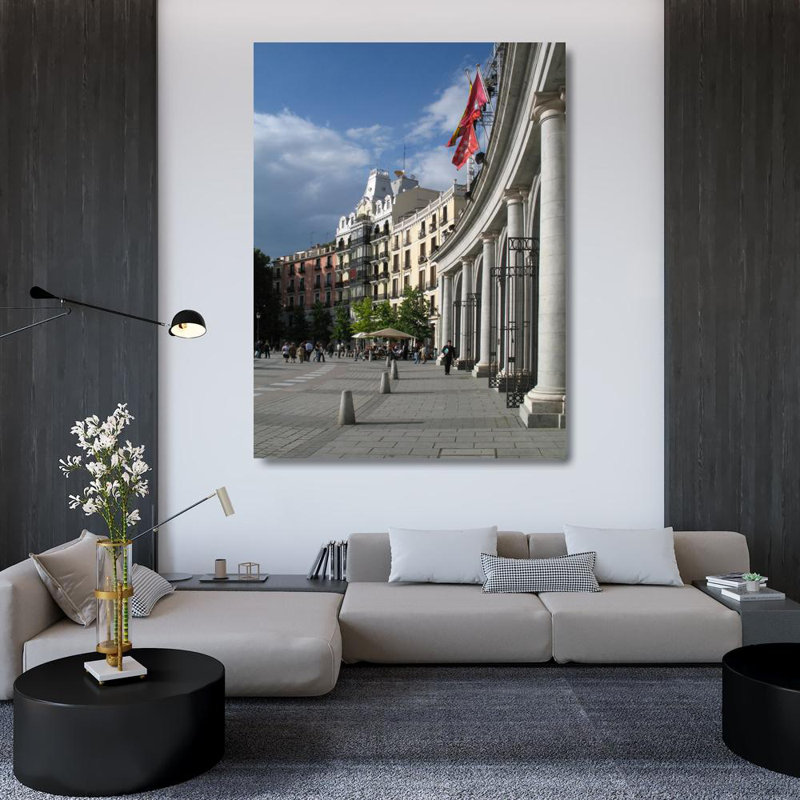Plaza de Oriente, Madrid, Espagne, H 48 po x l 36 po