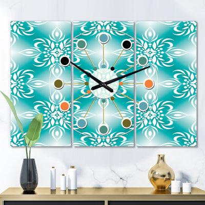 Horloge murale rétro surdimensionné Mid-Century