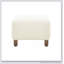 Repose-pieds confortable, blanc