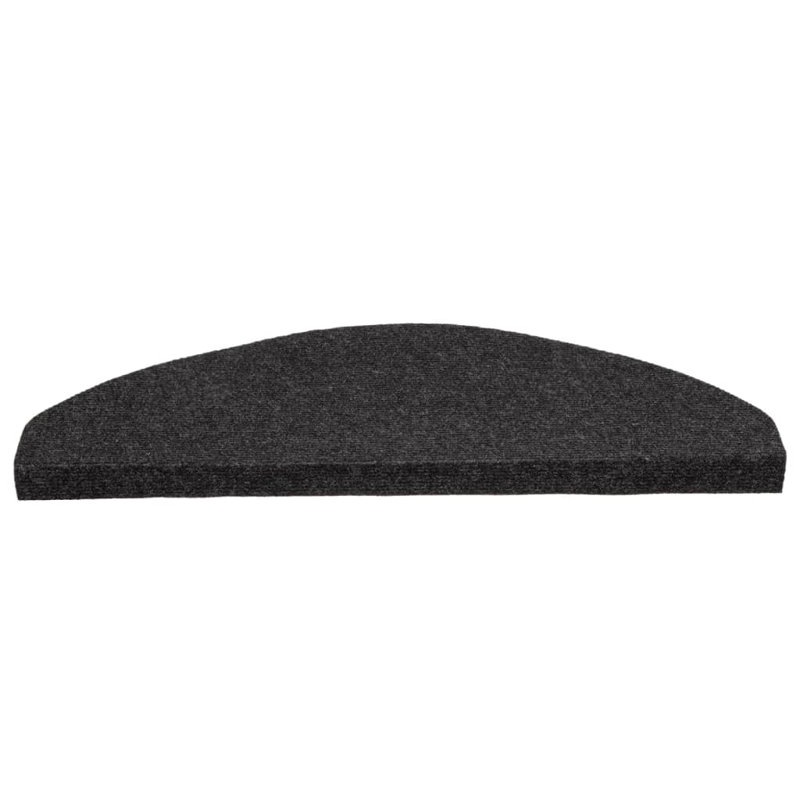 Celsie Black Stair Tread, Semi-Circle 22.5cm x 65cm
