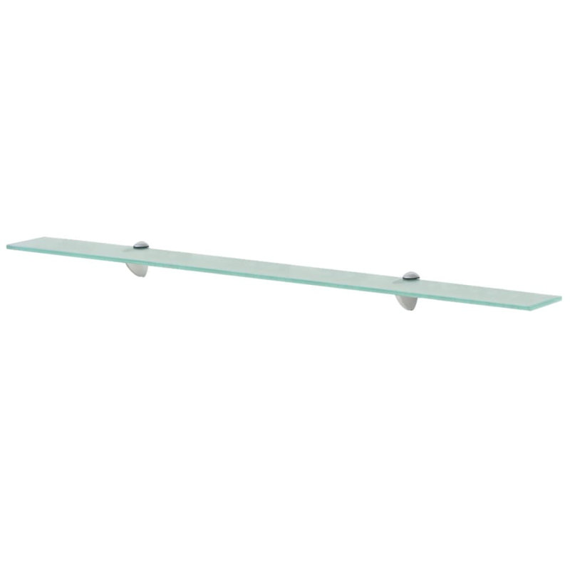 Annalys 2 Piece Floating Shelf, Transparent, 0.31" H x 39.4" W x 3.9" D
