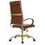 Fauteuil de bureau en cuir Humairaa-1179853708