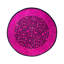Overdyed Hand-Knotted Wool Modern-Contemporary Pink Area Rug 8' 1" x 8' 4"