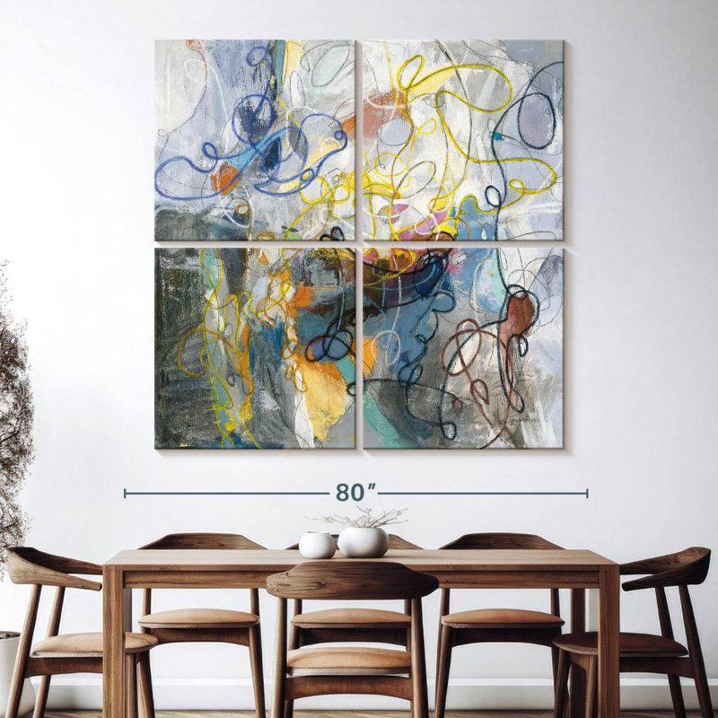 Blue And Sienna Avery, 74" H x 74" W
