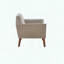 Méridienne Mid-Century moderne - capitonnée - pieds pacane-810612452