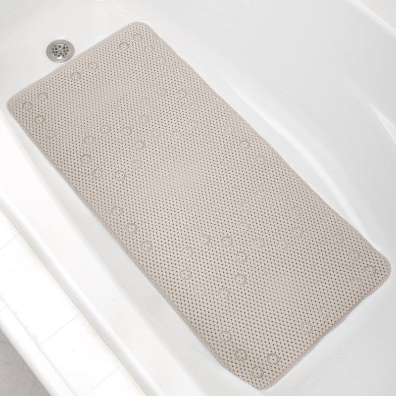 Tapis de douche gaufré à coussin souple, Lin