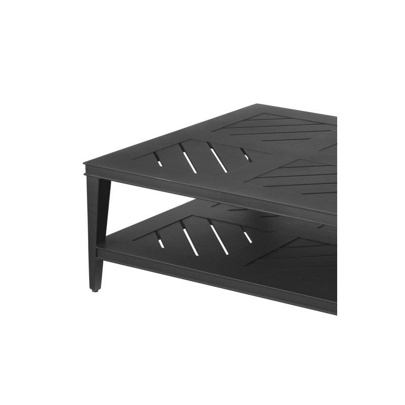 Bell Rive Outdoor Coffee Table, Black