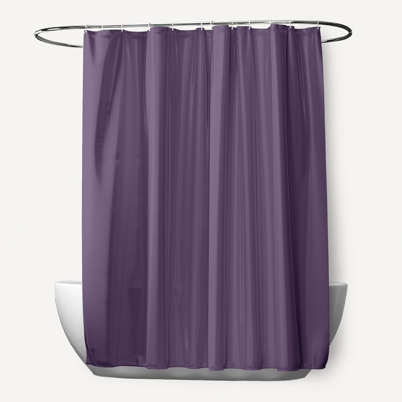 Rideau de douche simple Ke Wilson, Mauve chiné