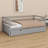 Shantee Twin Size Wooden Daybed with Trundle-1804737959
