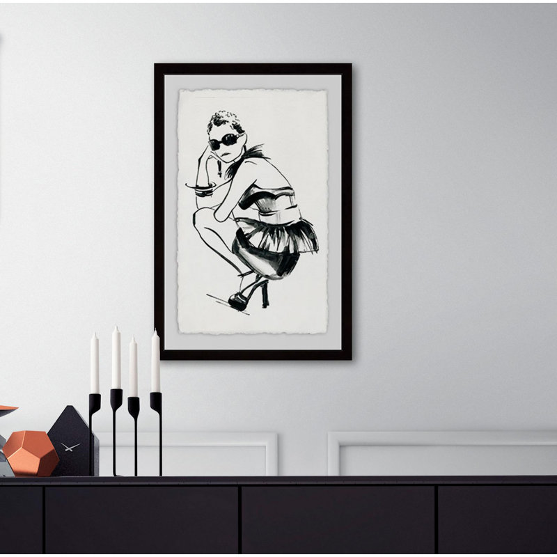 Deep Thought - Single Picture Frame Print, 61cm H x 41cm W