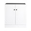 Meuble-lavabo autoportant 30 po avec 2 portes à fermeture en douceur (emballage KD) - sans le lavabo