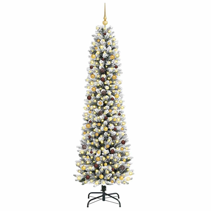 7.87' H Lighted Artificial Christmas Tree