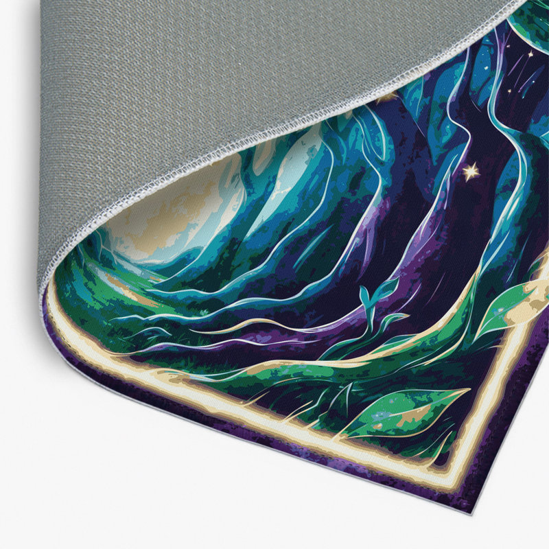 Tapis intérieur et extérieur Cosmic Sprouts, Rectangle 9 pi x 12 pi