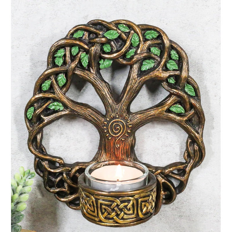 Applique murale bougeoir Wiccan