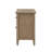 2-Drawer Nightstand With Round Bronze Pull Knobs