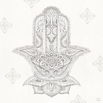 Touch Of Hamsa III by Dina June - Wrapped Canvas Painting